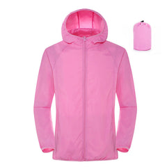 Women’s Summer Outdoor Sun Protection Lightweight Waterproof Windbreaker Jacket