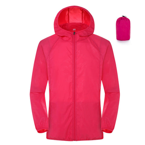 Women’s Summer Outdoor Sun Protection Lightweight Waterproof Windbreaker Jacket