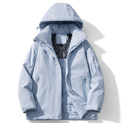 Winter Cotton Padded Fleece Lined Windproof Waterproof Outdoor Jacket