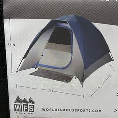 World Famous Sports Front Range Square Dome Tent Three Person