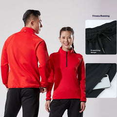 Half Zipper Workout Outdoor Running Quick Dry Athletic Shirt