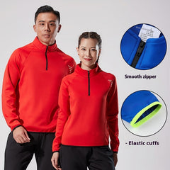 Half Zipper Workout Outdoor Running Quick Dry Athletic Shirt