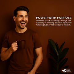 Ginseng 6 Treasures Kidney Tea, Super Kidney Cleanse Detox Tea For Men & Women, 100% Natural Roots & Berries | Caffeine-Free | Adaptogenic Blend for Energy, Wellness & Vitality Support