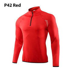 Half Zipper Workout Outdoor Running Quick Dry Athletic Shirt