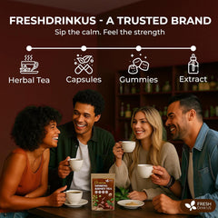 Ginseng 6 Treasures Kidney Tea, Super Kidney Cleanse Detox Tea For Men & Women, 100% Natural Roots & Berries | Caffeine-Free | Adaptogenic Blend for Energy, Wellness & Vitality Support