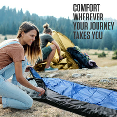 XXL Sleeping Bag for Big Tall Campers Outdoor Comfort
