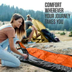 XXL Sleeping Bag for Big Tall Campers Outdoor Comfort