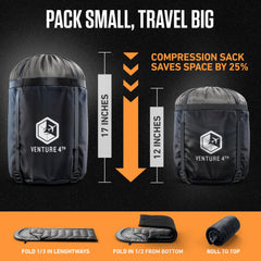 XXL Sleeping Bag for Big Tall Campers Outdoor Comfort