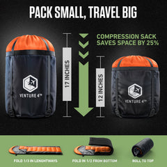 XXL Sleeping Bag for Big Tall Campers Outdoor Comfort