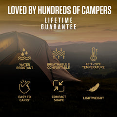 XXL Sleeping Bag for Big Tall Campers Outdoor Comfort