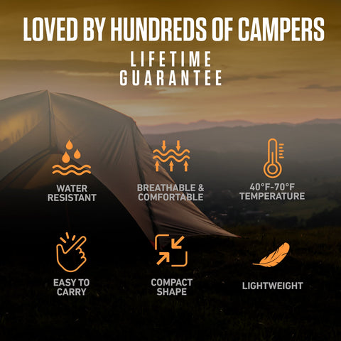 XXL Sleeping Bag for Big Tall Campers Outdoor Comfort