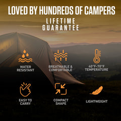 XXL Sleeping Bag for Big Tall Campers Outdoor Comfort