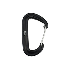 12KN Small Climbing Carabiner D-Shape Mountaineering Buckle Hook
