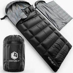 XXL Sleeping Bag for Big Tall Campers Outdoor Comfort