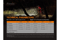 Fenix BC26R LED Bike Light Rechargeable Bicycle Headlight