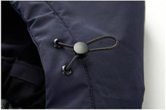 Men’s Long Winter Hooded Coat Thick Warm Windproof Jacket