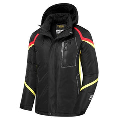 Men’s Blue Winter Ski Jacket Warm Waterproof Fleece Hooded