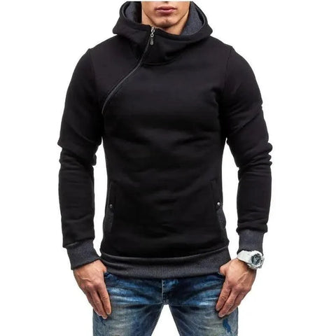 Men’s Slim Fit Hooded Pullover Jacket Warm Winter Sportswear