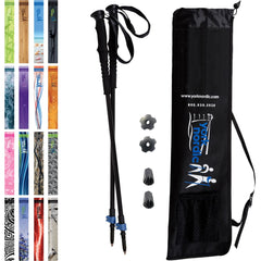 Official Casual Trek Hiking Walking Poles Pair with Travel Bag