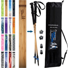 Official Casual Trek Hiking Walking Poles Pair with Travel Bag