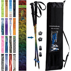 Official Casual Trek Hiking Walking Poles Pair with Travel Bag