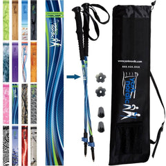 Official Casual Trek Hiking Walking Poles Pair with Travel Bag