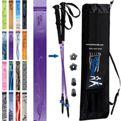 Official Casual Trek Hiking Walking Poles Pair with Travel Bag