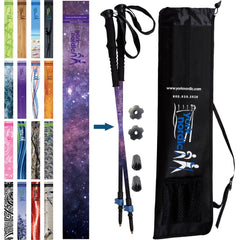 Official Casual Trek Hiking Walking Poles Pair with Travel Bag