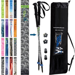Official Casual Trek Hiking Walking Poles Pair with Travel Bag