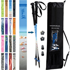 Official Casual Trek Hiking Walking Poles Pair with Travel Bag