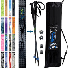 Official Casual Trek Hiking Walking Poles Pair with Travel Bag