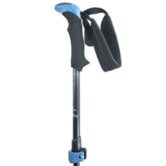Travel Folding Walking Hiking Poles with Rubber Feet Baskets Bag